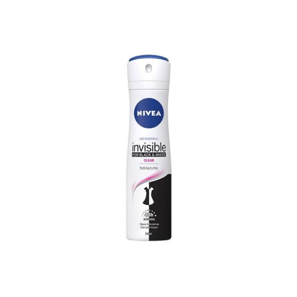 Nivea Invisible For Blackwhite Clear Kadın Deodorant 150ml 