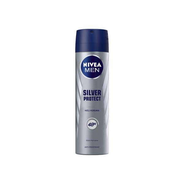 Nivea Silver Protect Sprey Deodorant 150Ml Erkek