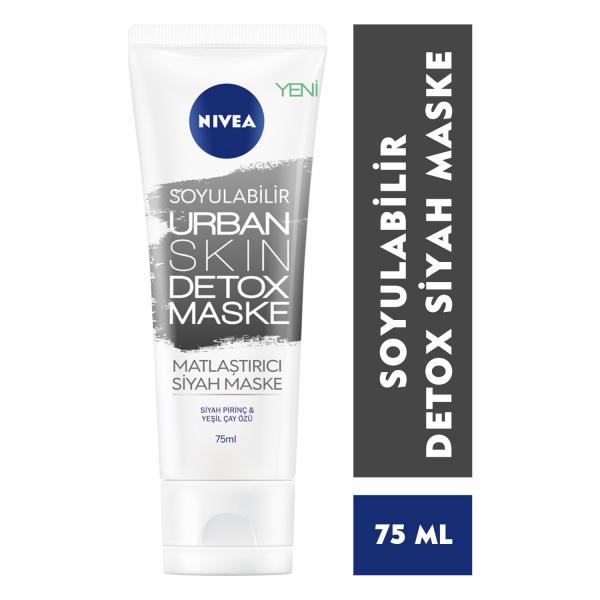 Nivea Urban Skin Detox Soyulabilir Siyah Maske 75 ml