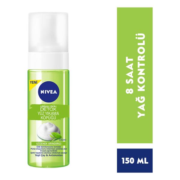 Nıvea Nf Urban Mss Detox Yüz Yıkama Köpüğü 150 Ml