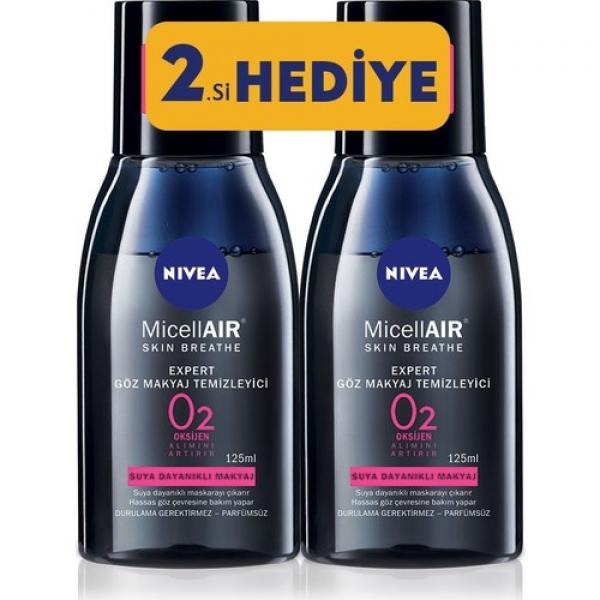 Nivea Micellair Professional Göz Makyaj Temizleyicisi 125 Ml 1+1 Avantajlı Paket