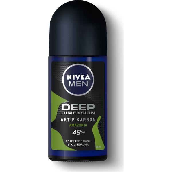 Nivea Men Deep Dimension Amazonia Roll On Deodorant 50 ml Erkek
