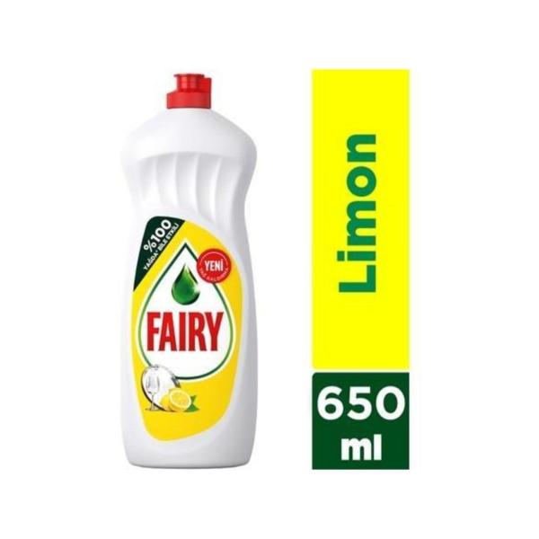 Fairy Sıvı Bulaşık Deterjanı 650 Ml Limon