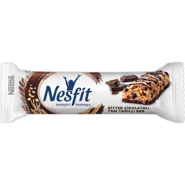Nestle Nesfit Bitter Çikolatalı Tam Tahıllı Bar 23.5 Gr