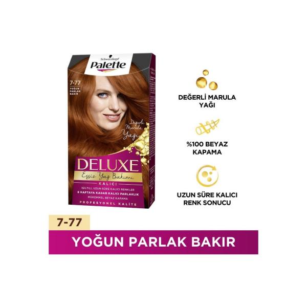 Palette Deluxe 7-77 Yoğun Parlak Bakır