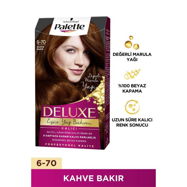 Palette Deluxe 6-70 Kahve Bakır