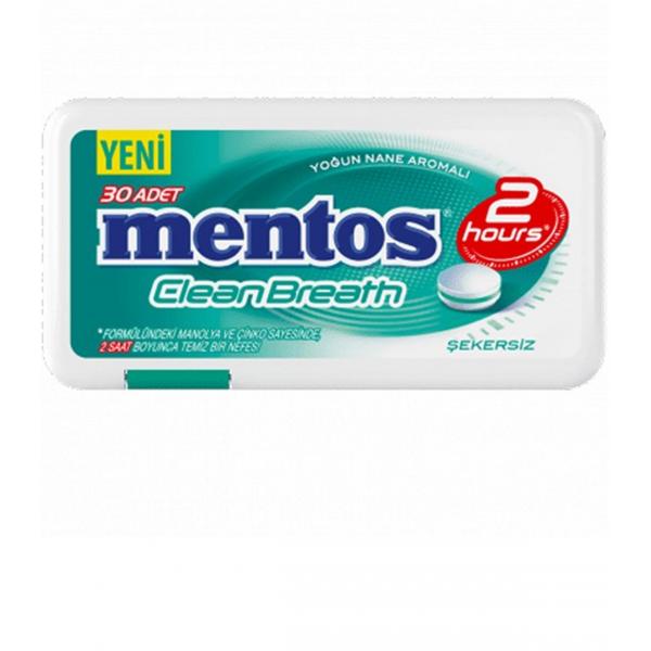 Mentos Yoğun Nane 2H Plastik Kutu 21 Gr