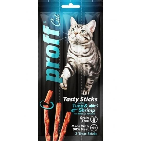 Proff Cat Ton ve Karides Kedi Ödül Çubukları 3x5 Gr