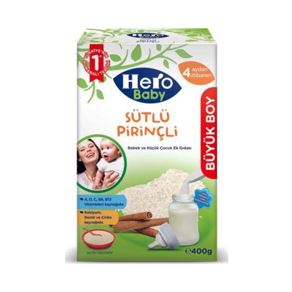 Hero Baby Sütlü Pirinçli Kaşık Maması 400 Gr