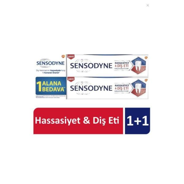 Sensodyne Hassasiyet Güçl Diş Eti 75 Ml* 2 Adet