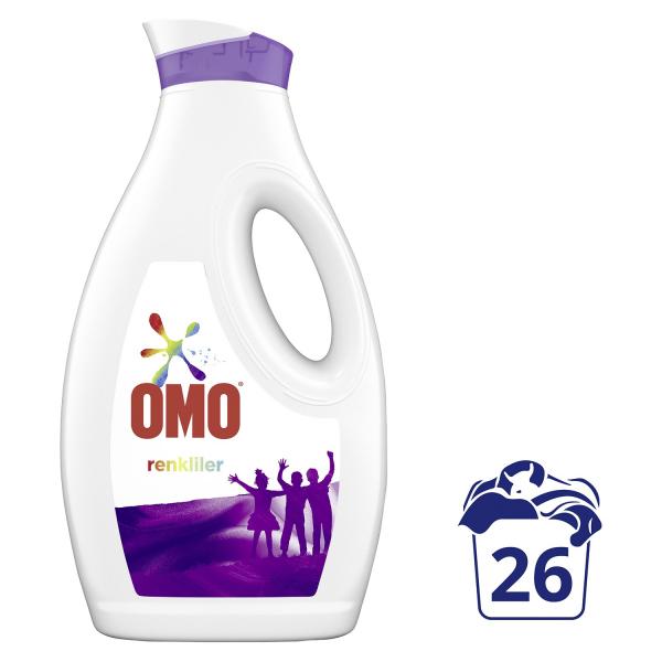 Omo Sıvı Deterjan Renkiler 26 Yıkama 1690 Ml