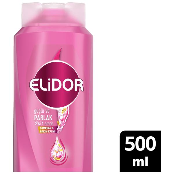 Elidor Şampuan Güçlü Palak Saçlar 2 Si1 Arada 500 ml