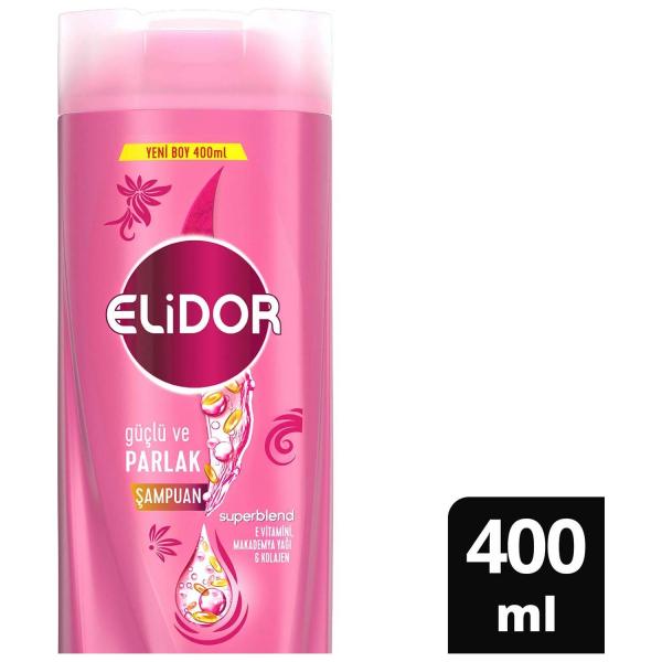 Elidor Şampuanı Güçlü ve Parlak Saç Bakım 400 ml
