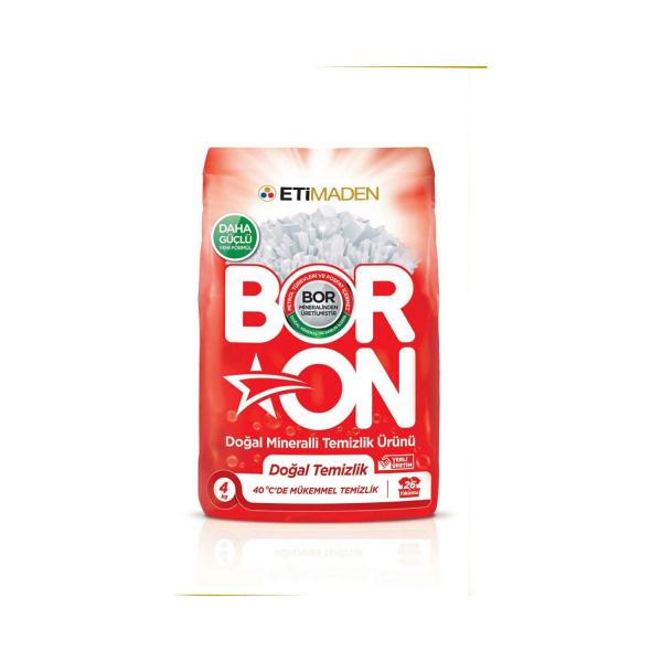 Boron Toz Deterjan Doğal Temizlik Beyazlar 4 Kg