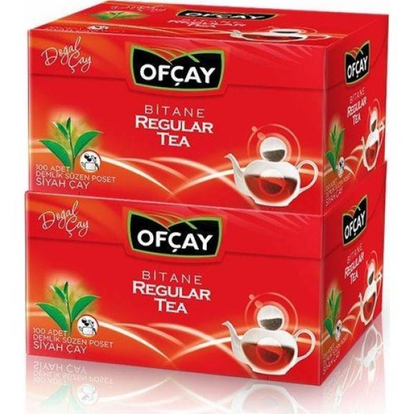 Ofçay Bitane Regular Tea Demlik Poşet Çay 100lü / 3,2 gr 2 li Paket