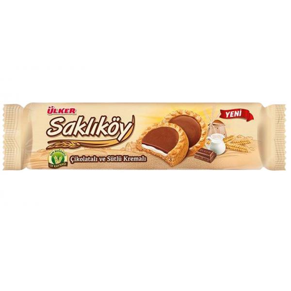 Ülker Saklıköy Çikolata Ve Sütlü Kremalı 100 Gr