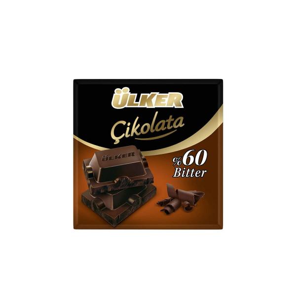 Ülker Çik.Bitter %60 Kare 60 Gr