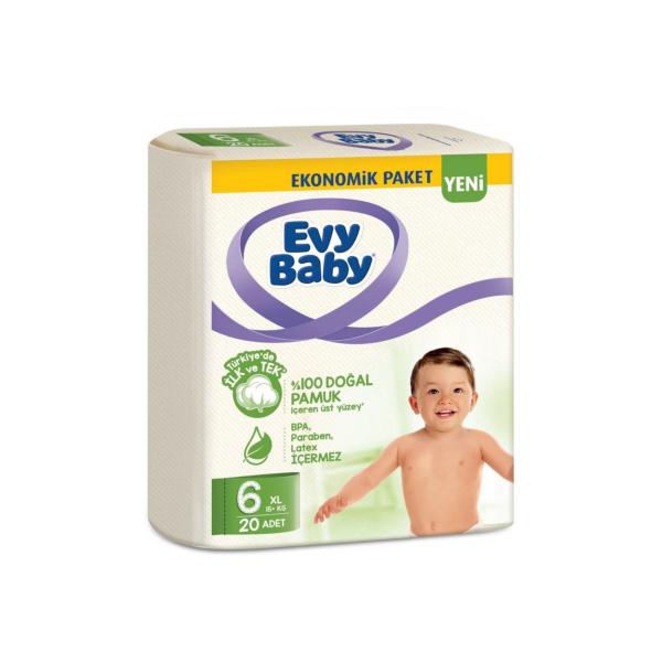 Evybaby Bebek Bezi Eko Extra Large 20 Ad No:6 15+ Kg