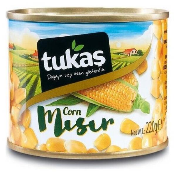 Tukaş Mısır Konserve 220 Gr