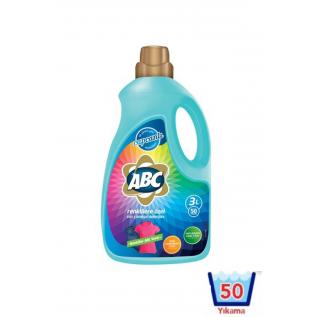 Abc Sıvı Çamaşır Deterjanı Renkli 3000 Ml 50 Yıkama