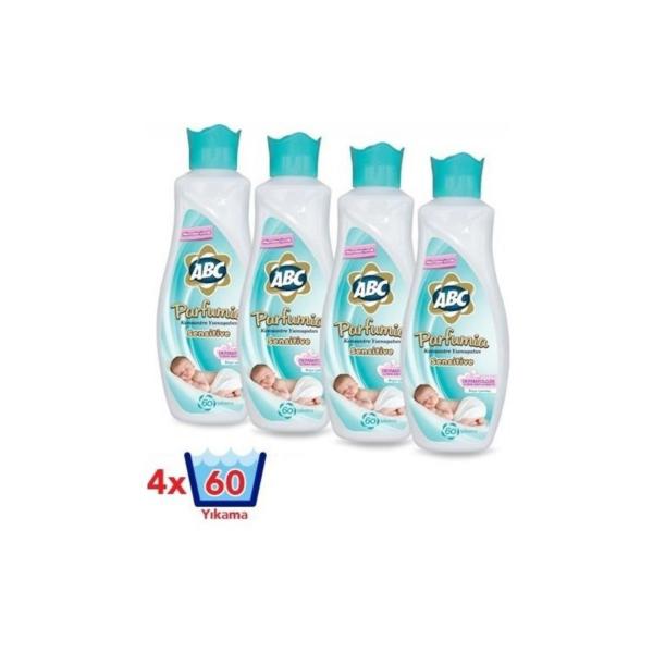 ABC Parfumia Sensitive Konsantre Yumuşatıcı 1440 ml 4'lü Set