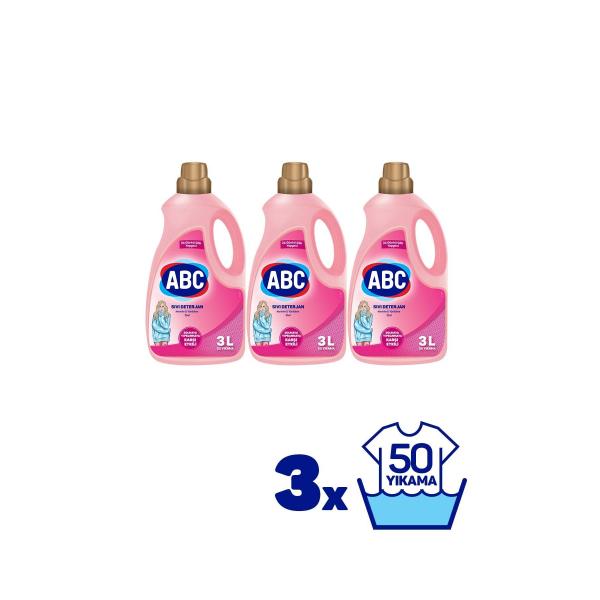 ABC Narinlere Özel Sıvı Deterjan 3 lt 3'lü Set