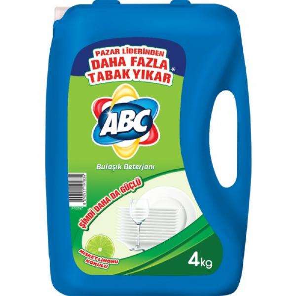 Abc Bulaşık Deterjanı Misket Limon 4 Kg