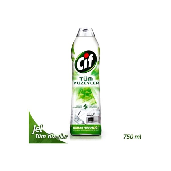 Cif Tüm Yüzey Jel Bahar Ferah 750 Ml