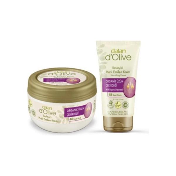 Dalan D Olive Krem 300 ML+60 ML Üzüm Çekirdeği Avantajı Paket