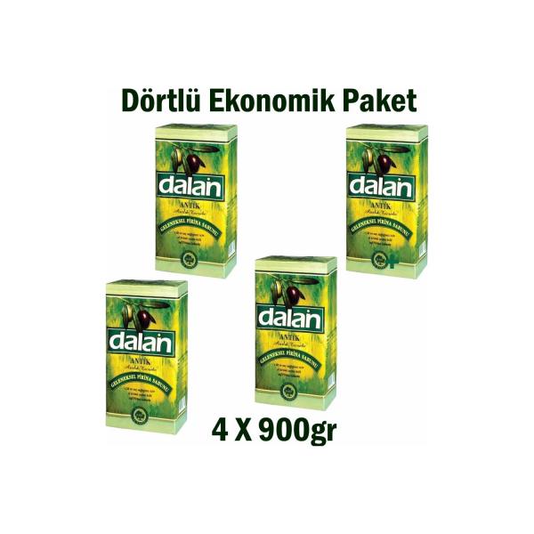 Dalan 5'li Antik Pirina Zeytin Sarayı Doğal Zeytinyağlı Sabun 4'lü Paket 4 Adet x 900 gr / 3,6kg