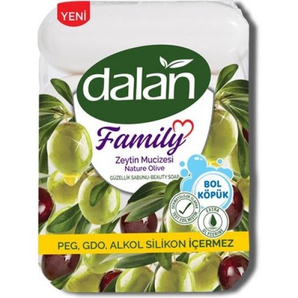 Dalan Family Zeytinyağlı Sabun 4 x 75 Gr Zeytin Mucizesi