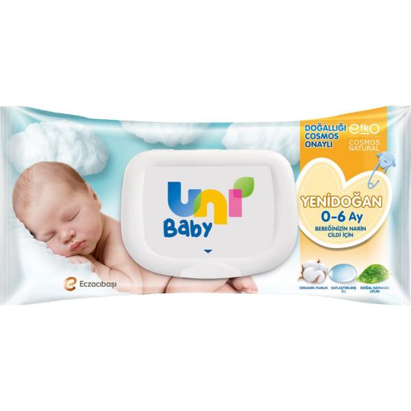 Uni Baby Yenidoğan Islak Mendil 40 Lı