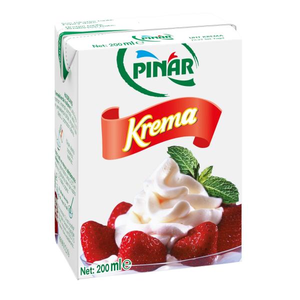 Pınar Krema 200 Ml (%18 Yağlı)