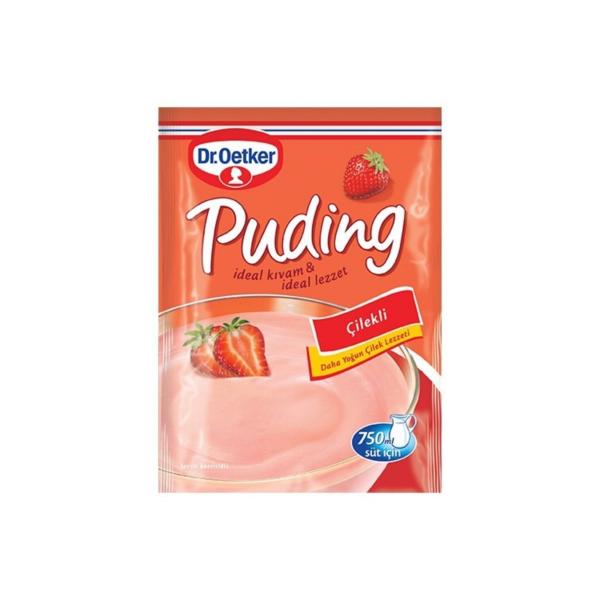 Dr.Oetker Puding Çilekli 125 Gr