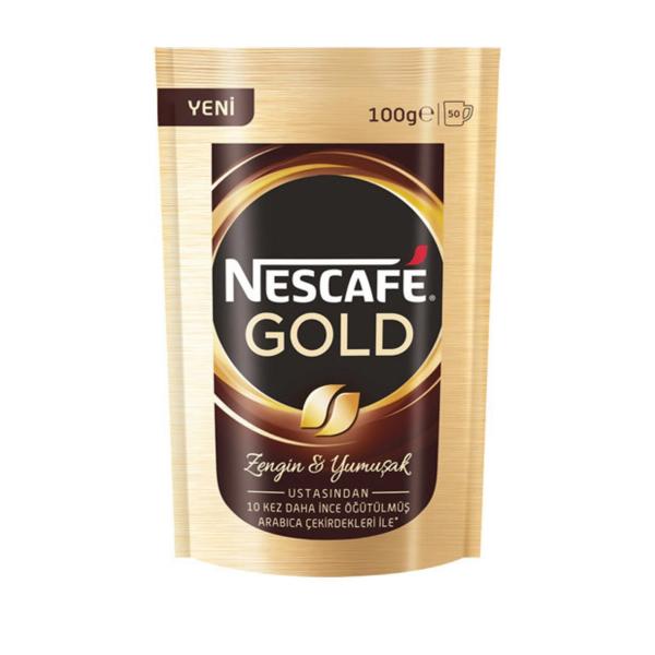 Nescafé Gold Çözünebilir Kahve 100gr Ekopaket