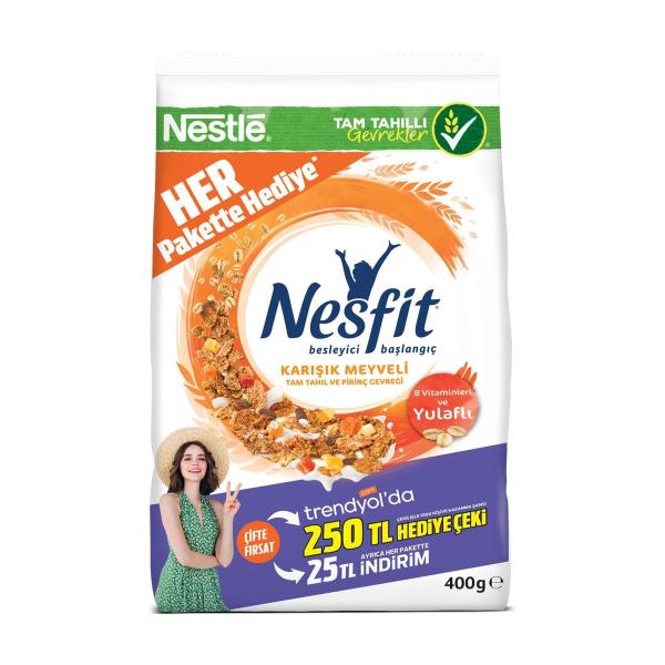 Nestle Nesfit Karışık Meyveli Gevrek 450 Gr