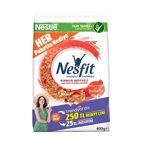 Nestle Kırmızı Meyveler Gevrek 400 Gr