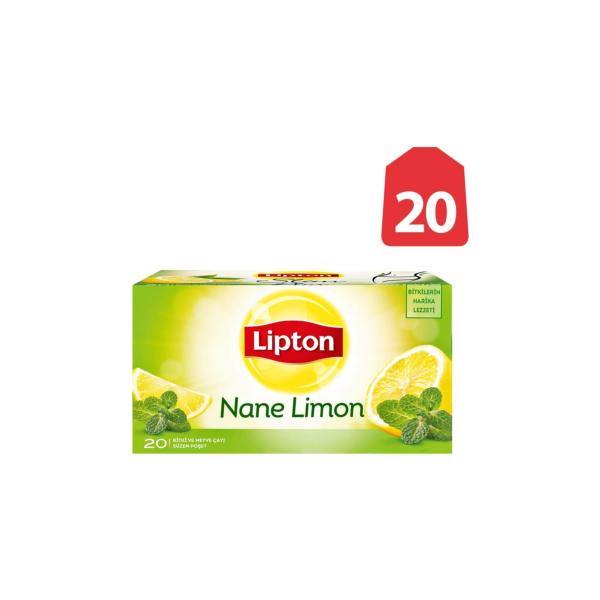 Lipton Nane Limon Bitki Çayı 20 Li