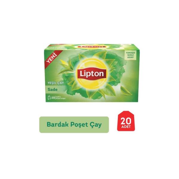 Lipton yeşil çay sade bitki çayı 20 li