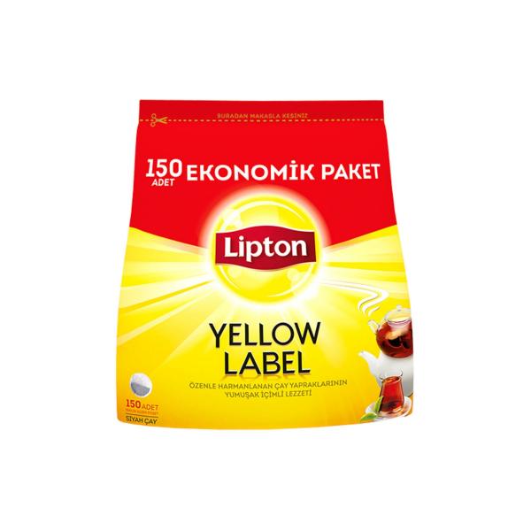 Lipton Yellow Label Demlik Poşet Çay 150 li 480 gr