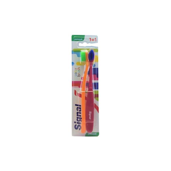 Signal Diş Fırçası Color Brush 1+1