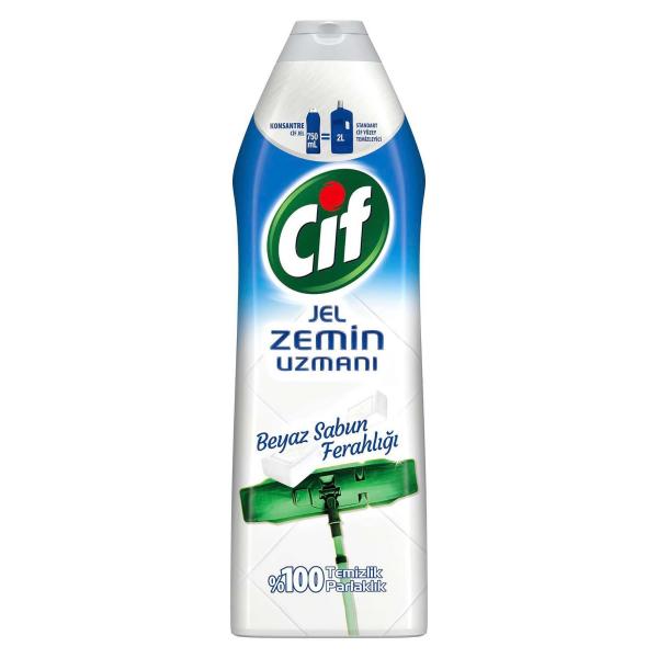 Cif Jel Zemin Uzmanı Beyaz Sabun 750 Ml