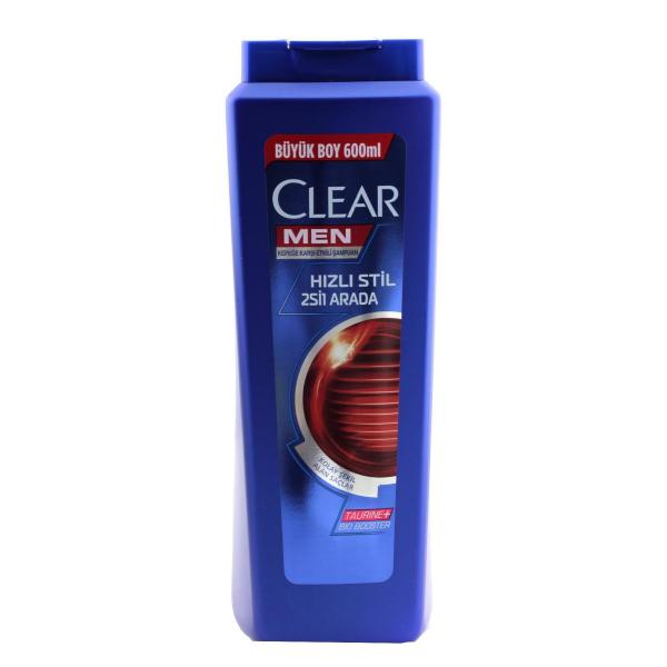 Clear Men Hızlısitil 2 Si 1 Şampuan 600 Ml