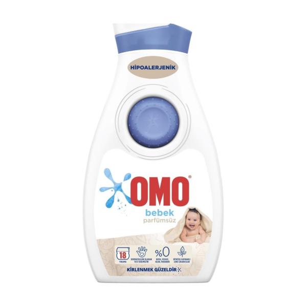 Omo Sıvı Baby Parfümsüz 900 Ml Hipoalerjk
