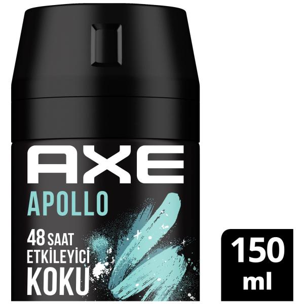 Axe Erkek Deodorant  Bodyspray Apollo 48 Saat Etkileyici Koku 150 ML