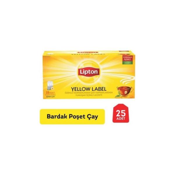 Lipton Yellow Label Bardak Siyah Çay 25 li (50 Gr)