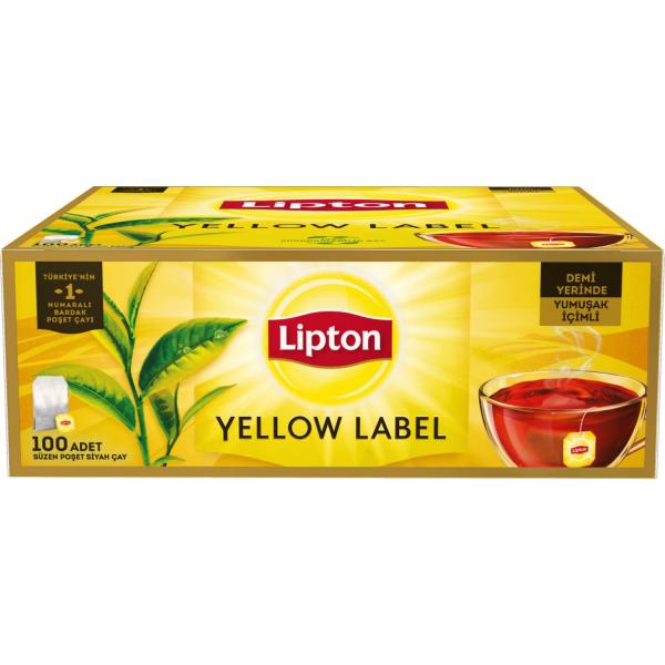 Lipton Bardak Poşet Çay Yellow Label 100 Lü