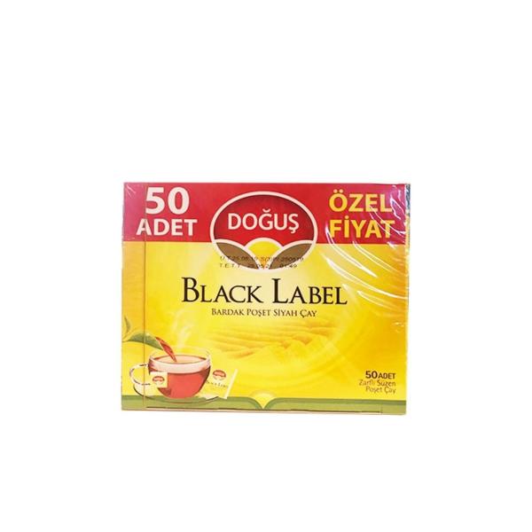 Doğuş Black Label Bardak Poşet 50 Li (100 Gr)