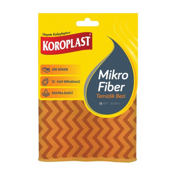 Koroplast Mikro Fiber Temizlik Bezi 36 x 38 Cm