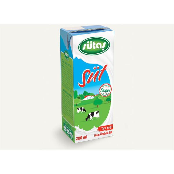 Sütaş Süt 200 Ml Tam Yağlı